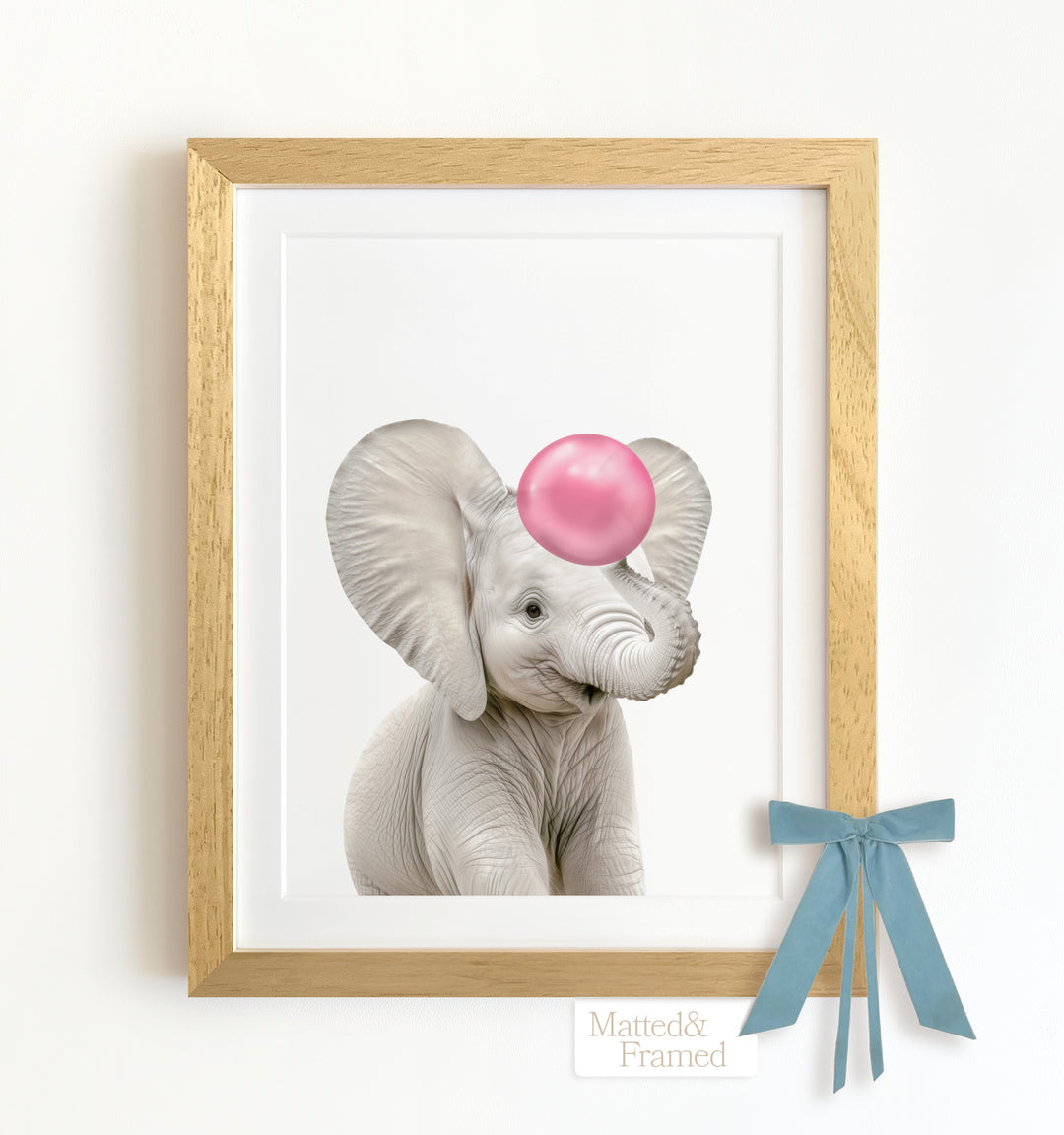 Baby Elephant Framed Art