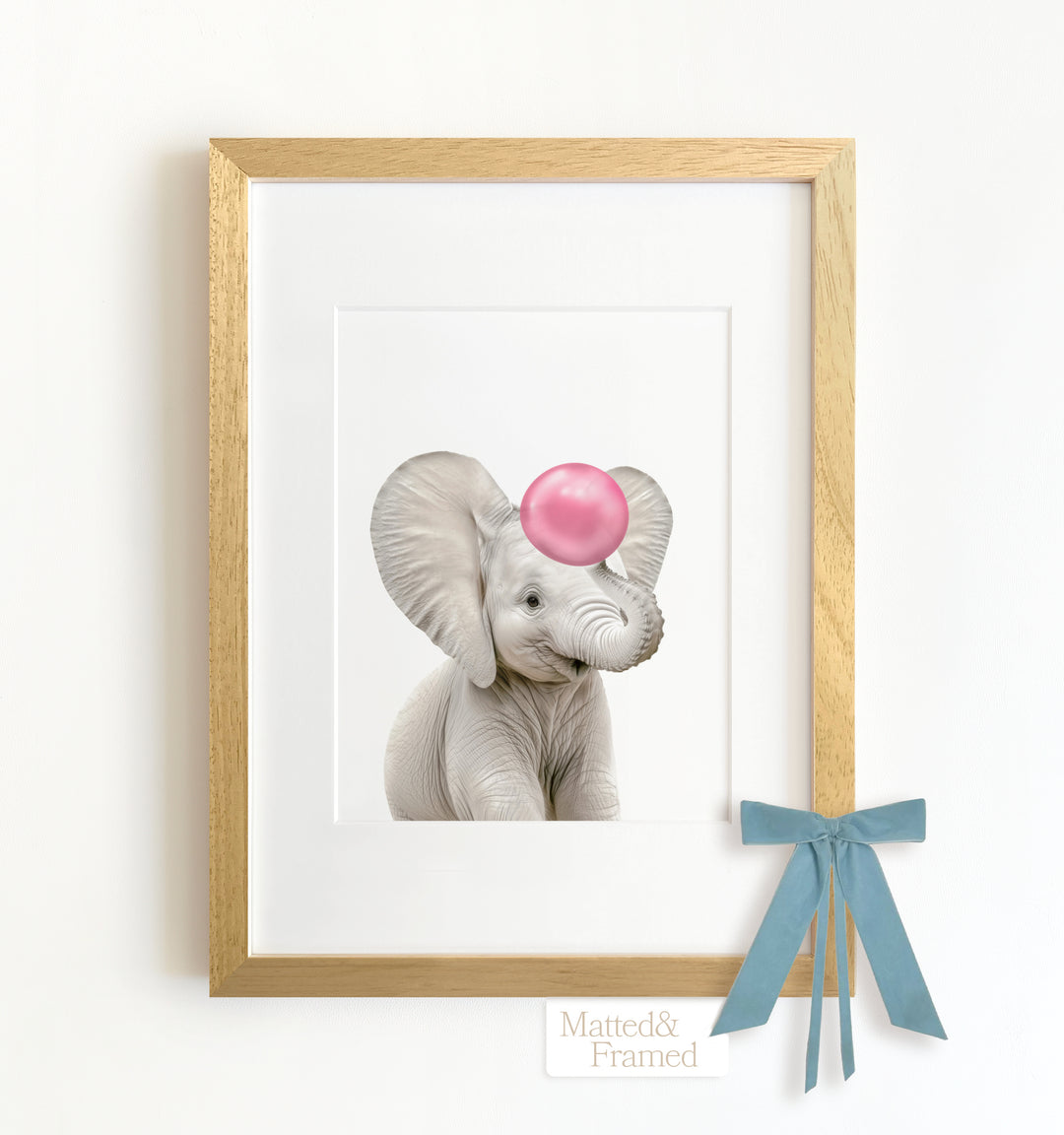 Baby Elephant Framed Art