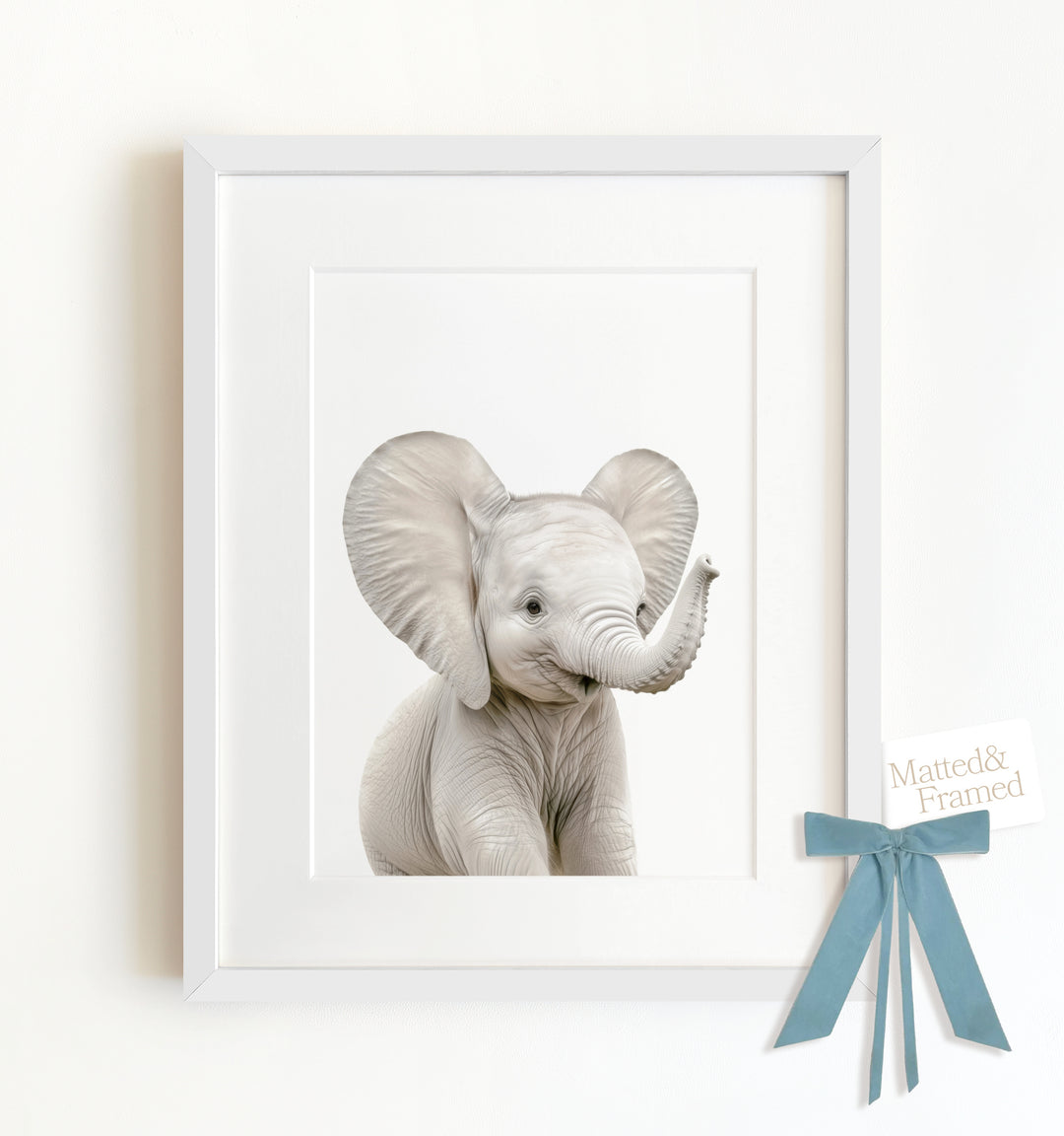 Baby Elephant Framed Art