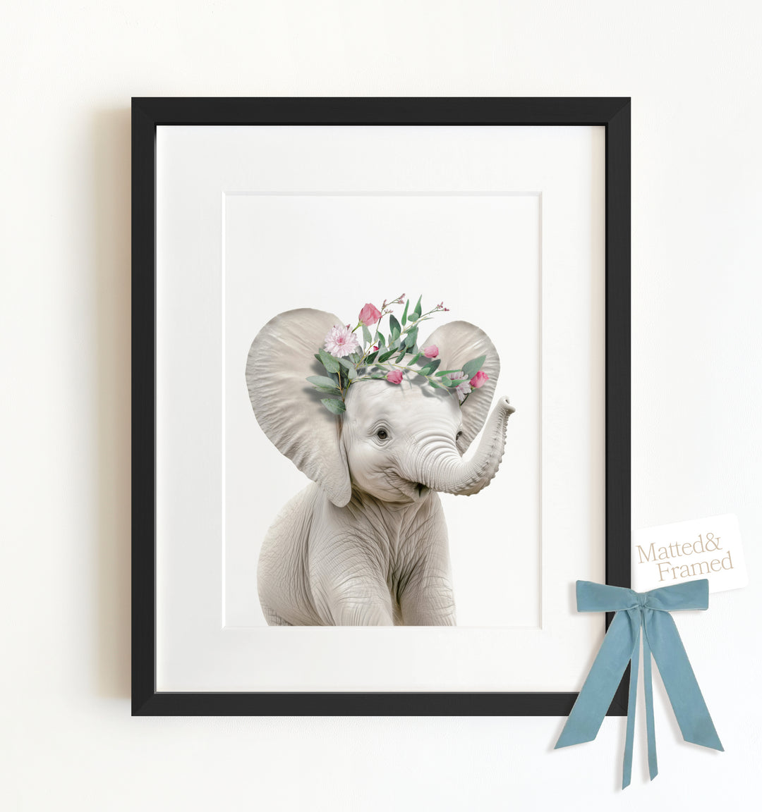 Baby Elephant Framed Art