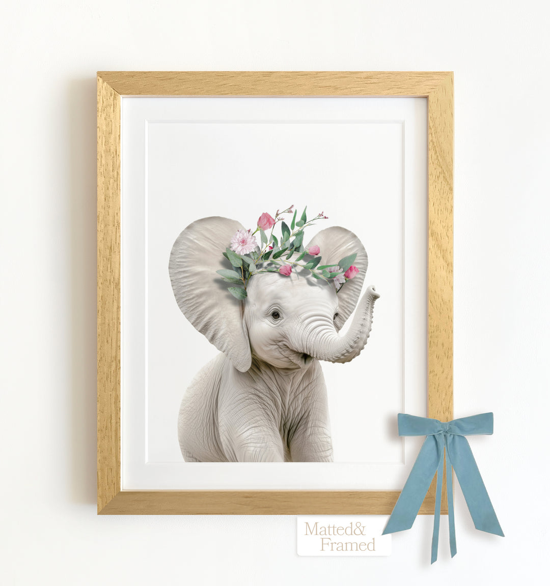 Baby Elephant Framed Art