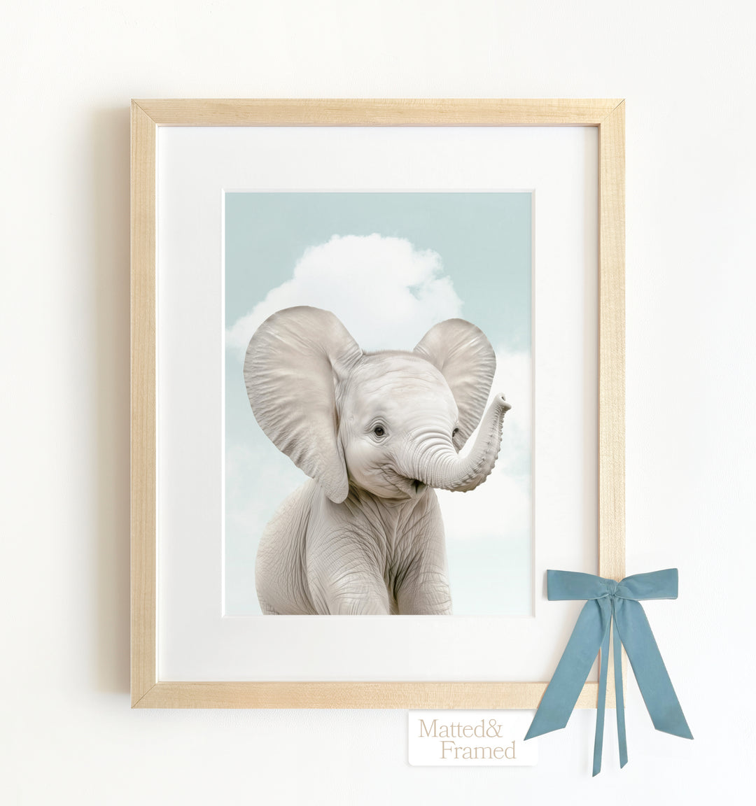 Baby Elephant Framed Art