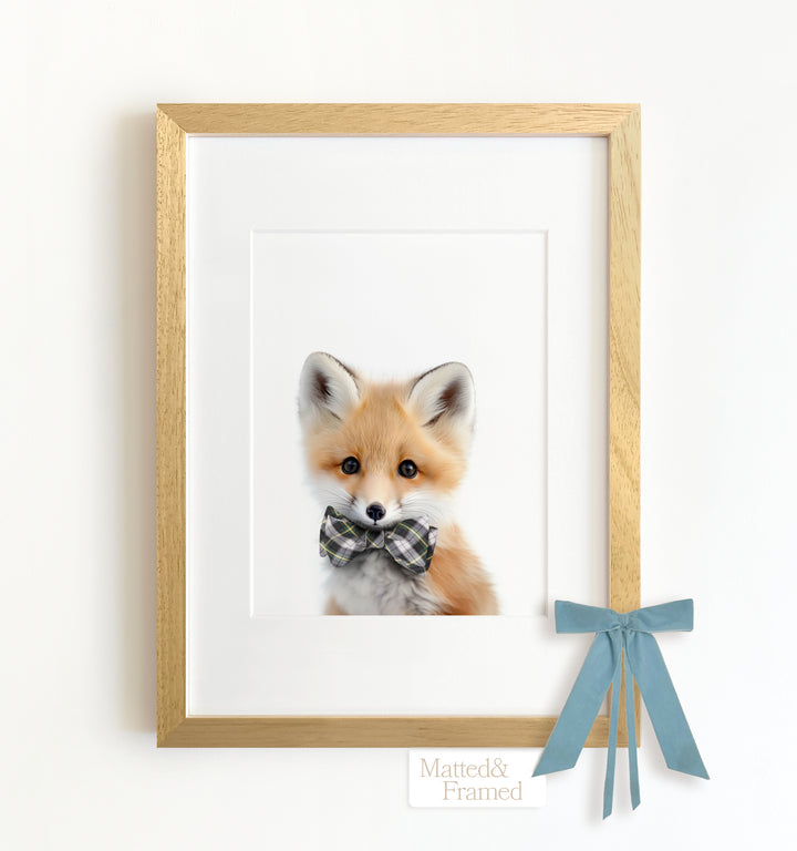 Baby Fox Framed Art