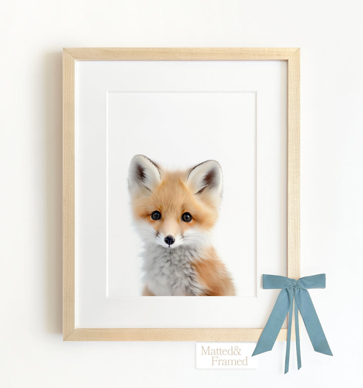 Baby Fox Framed Art