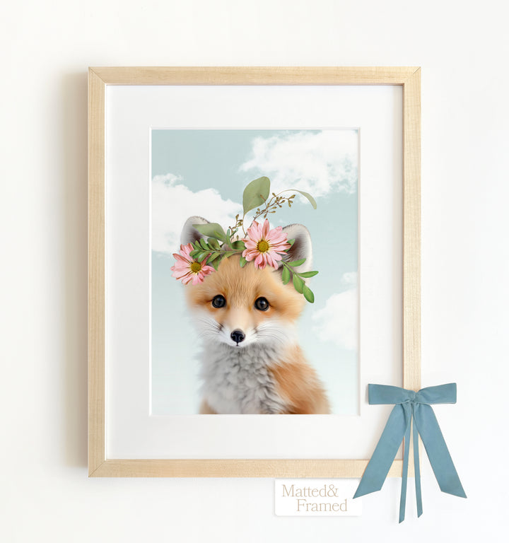 Baby Fox Framed Art