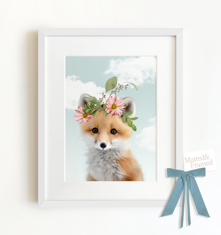 Baby Fox Framed Art