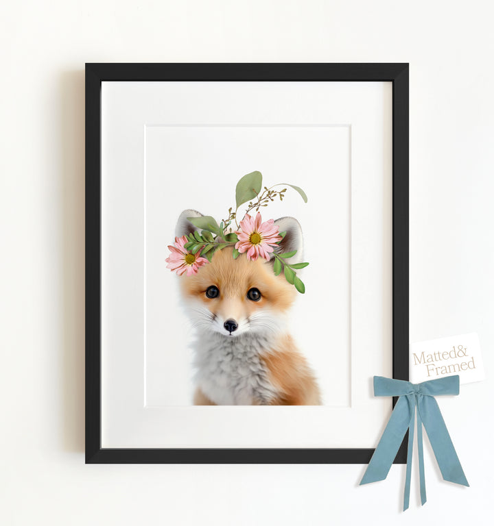 Baby Fox Framed Art