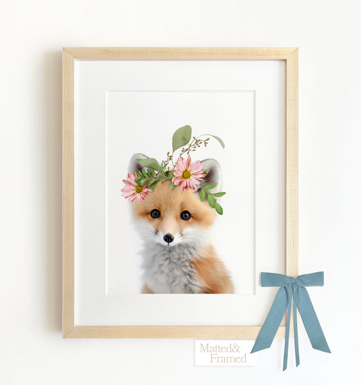 Baby Fox Framed Art