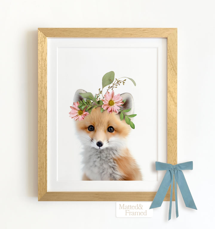 Baby Fox Framed Art