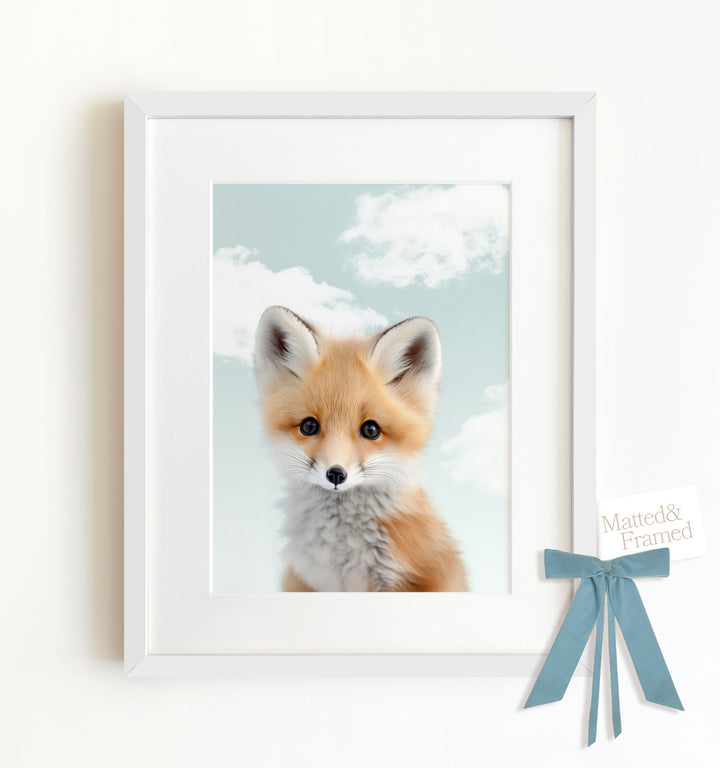 Baby Fox Framed Art