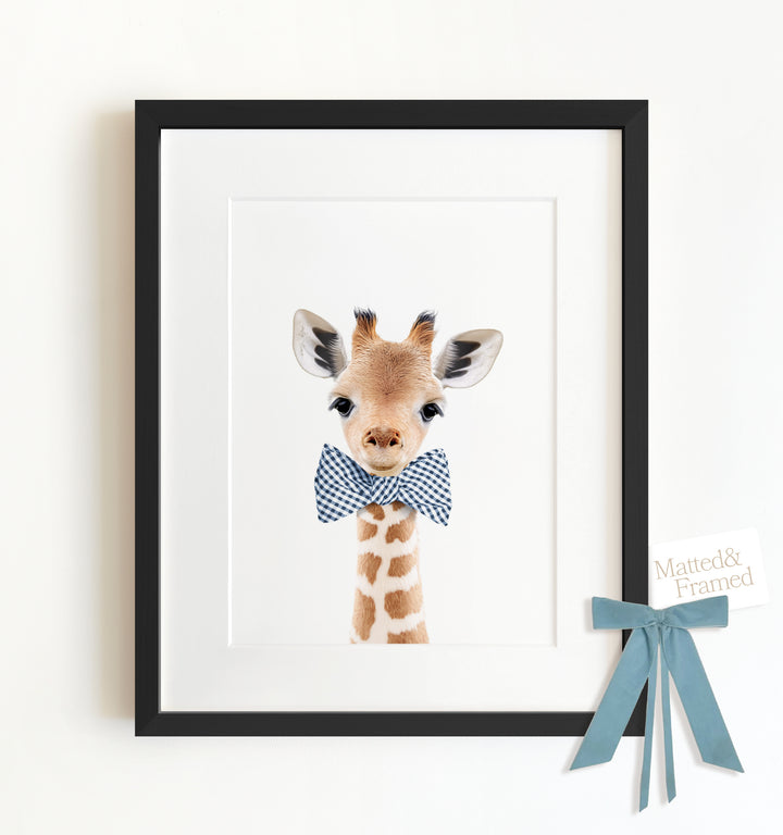 Baby Giraffe Framed Art