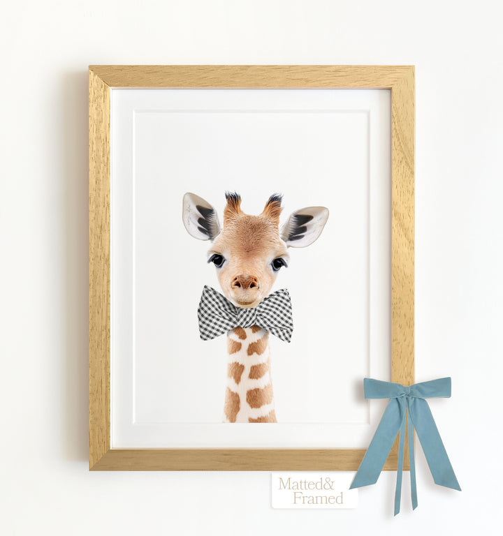 Baby Giraffe Framed Art