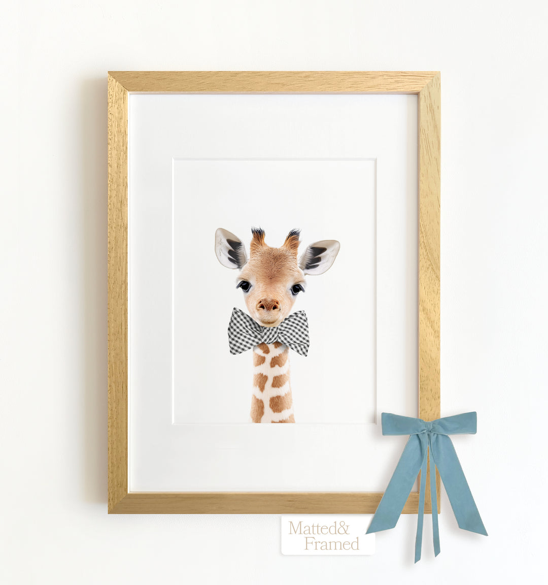 Baby Giraffe Framed Art