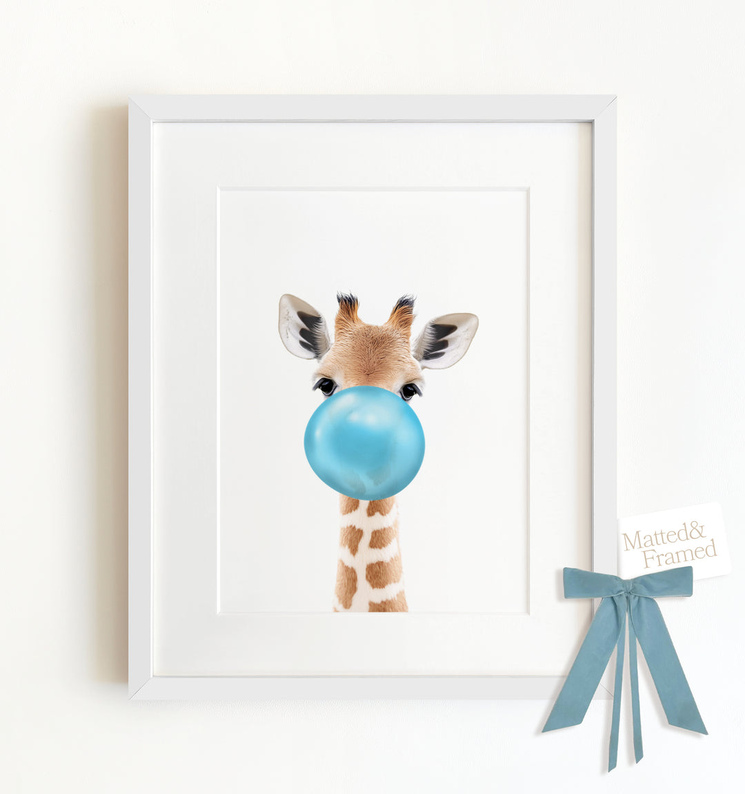 Baby Giraffe Framed Art