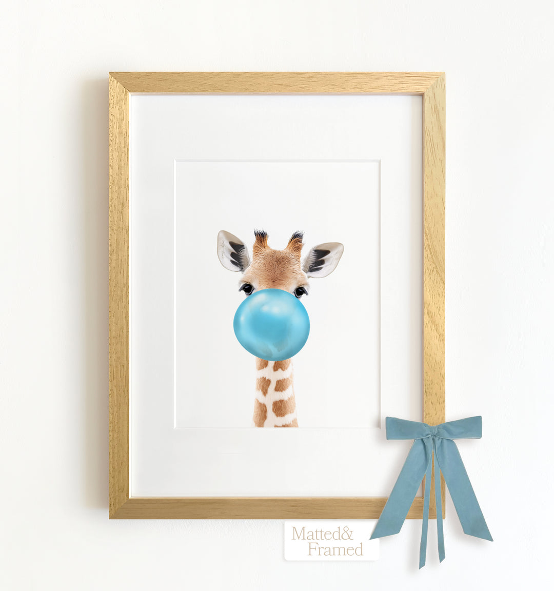 Baby Giraffe Framed Art