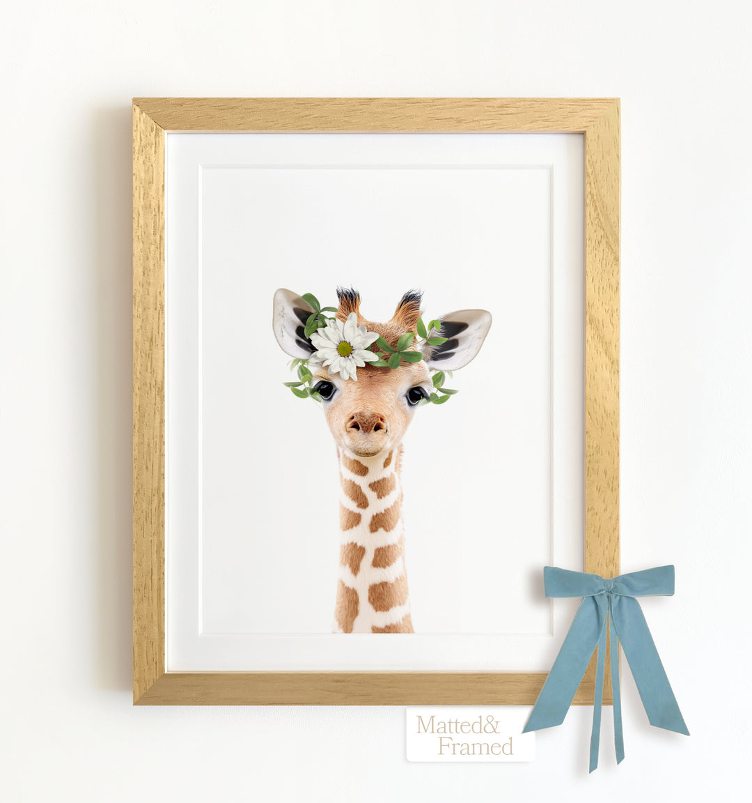 Baby Giraffe Framed Art