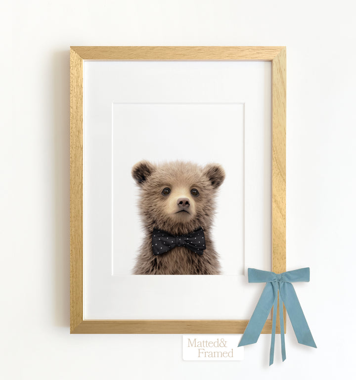 Baby Grizzly Bear Framed Art