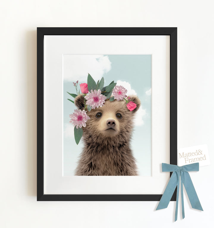 Baby Grizzly Bear Framed Art