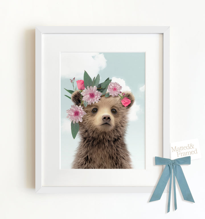 Baby Grizzly Bear Framed Art