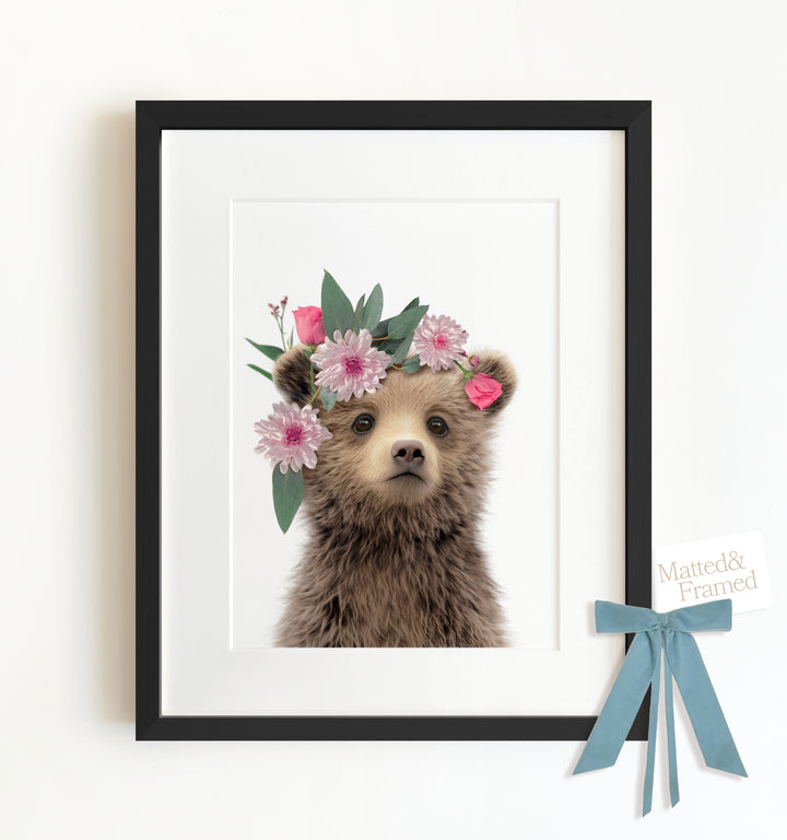 Baby Grizzly Bear Framed Art