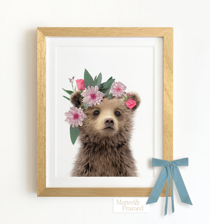 Baby Grizzly Bear Framed Art