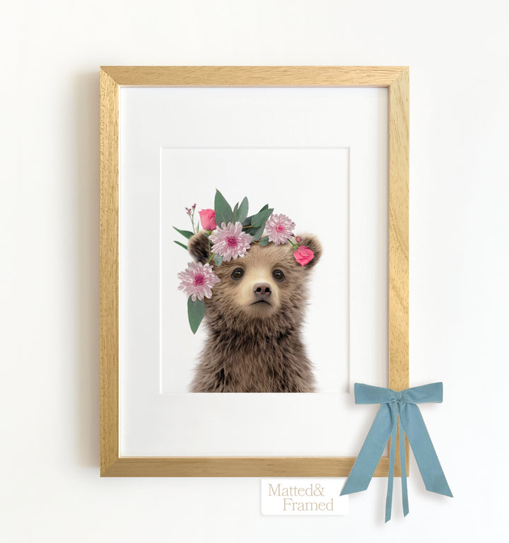 Baby Grizzly Bear Framed Art