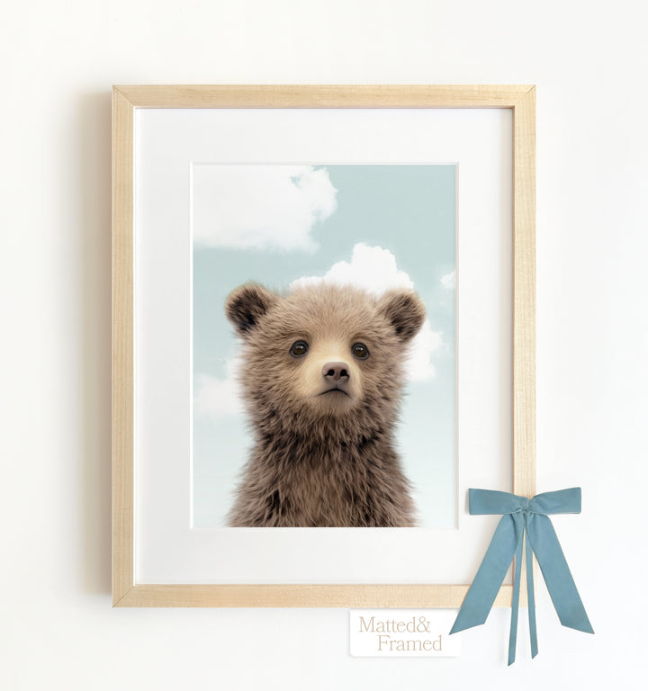 Baby Grizzly Bear Framed Art