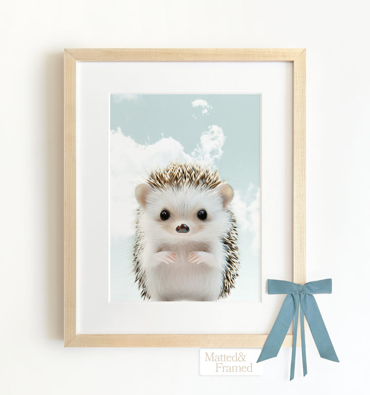 Baby Hedgehog Framed Art