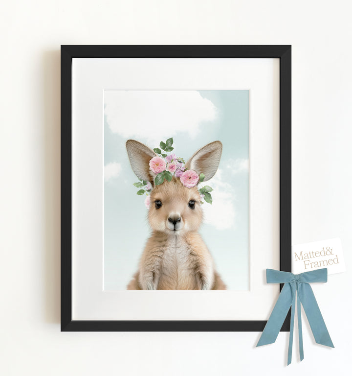 Baby Kangaroo Framed Art