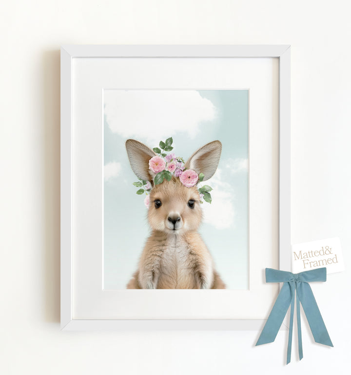 Baby Kangaroo Framed Art