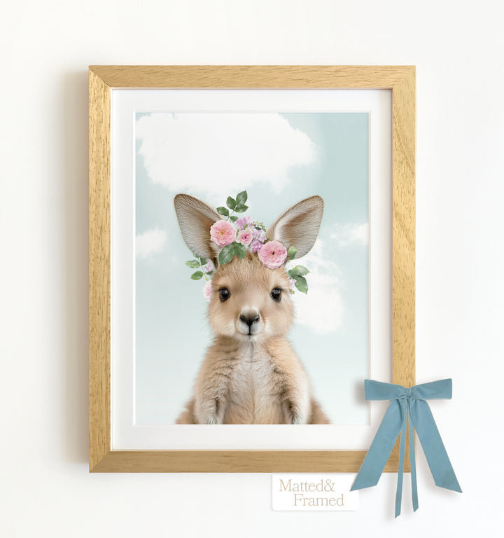 Baby Kangaroo Framed Art