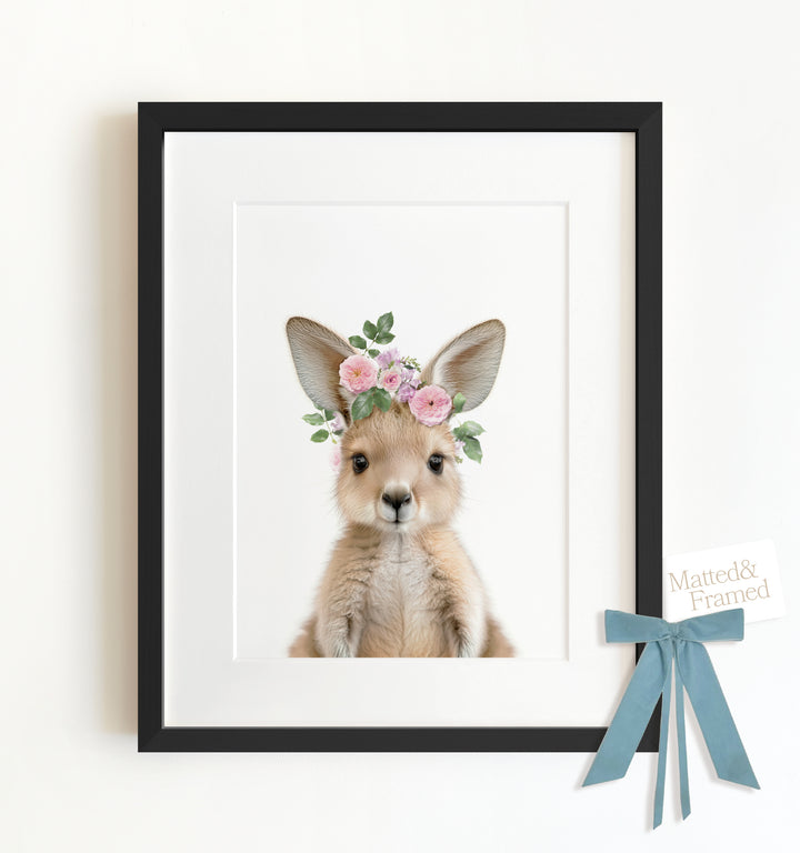 Baby Kangaroo Framed Art