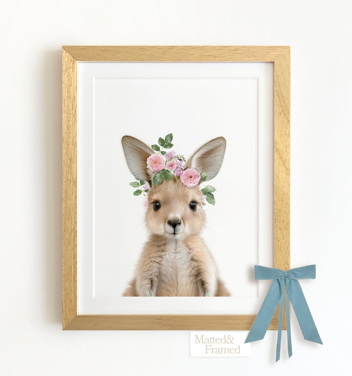 Baby Kangaroo Framed Art