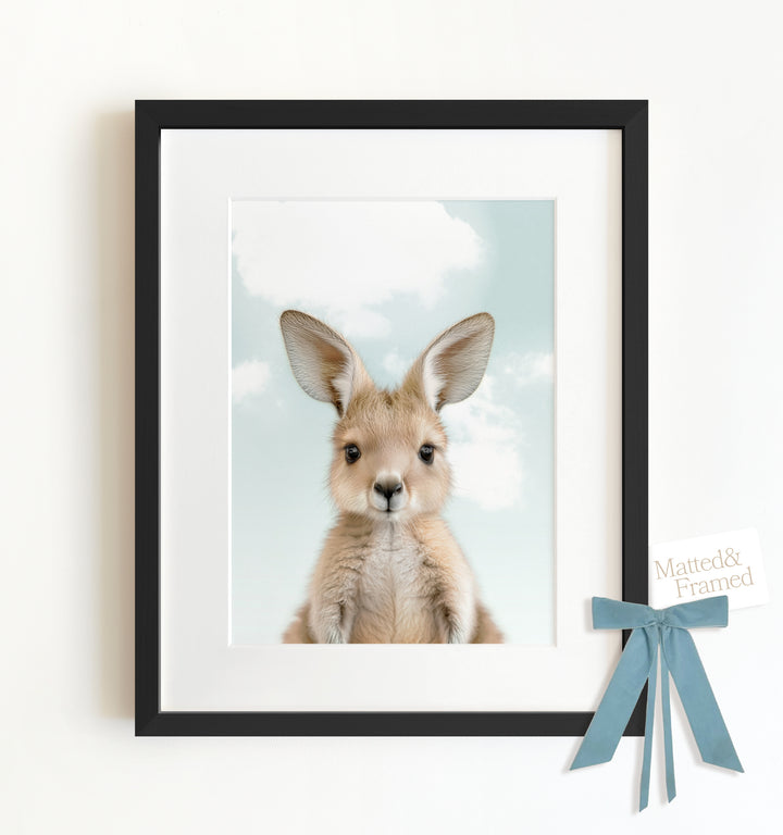 Baby Kangaroo Framed Art