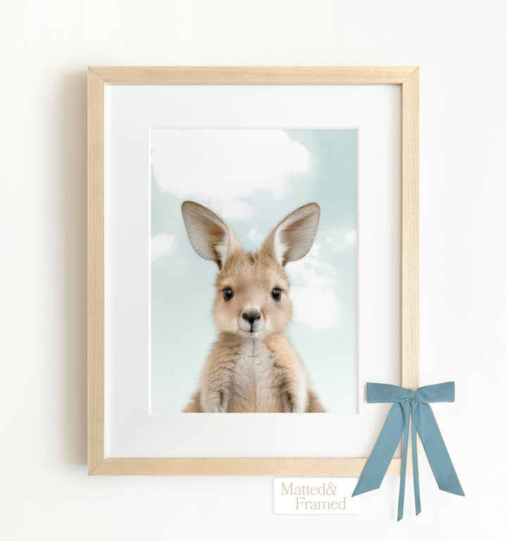 Baby Kangaroo Framed Art