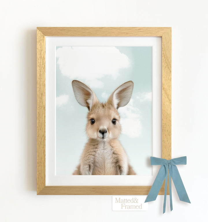 Baby Kangaroo Framed Art