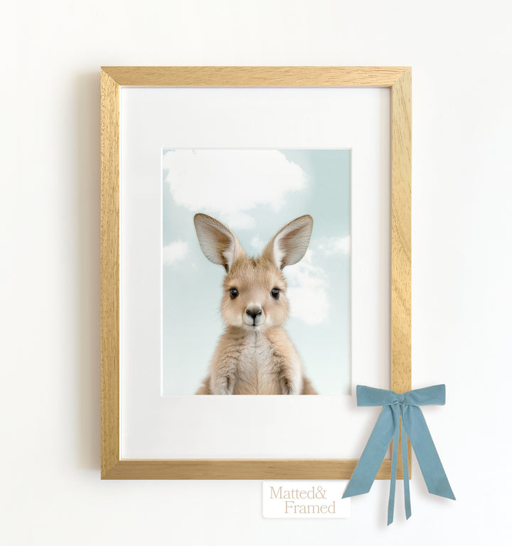 Baby Kangaroo Framed Art