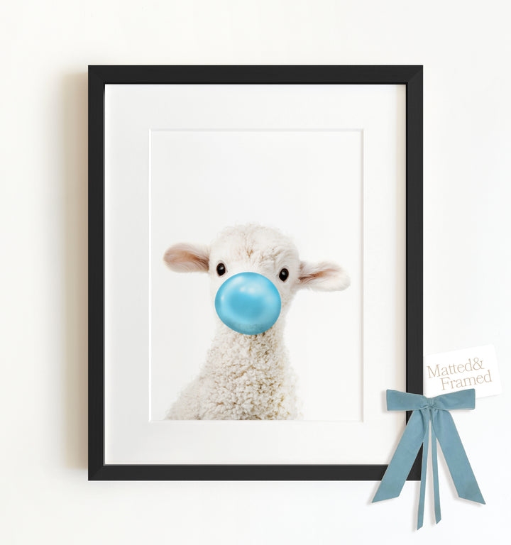 Baby Lamb Framed Art