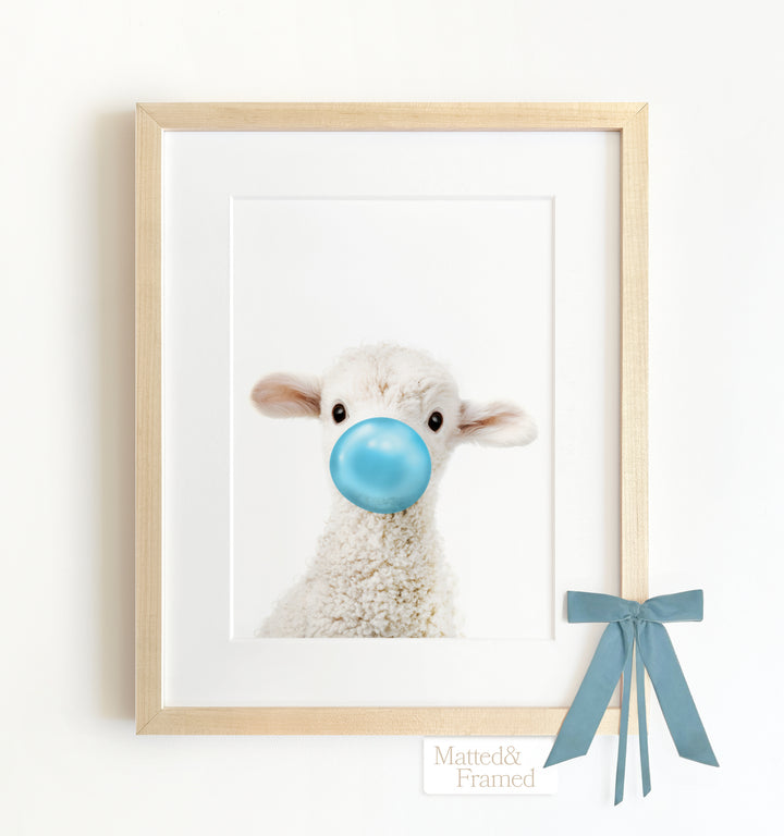 Baby Lamb Framed Art