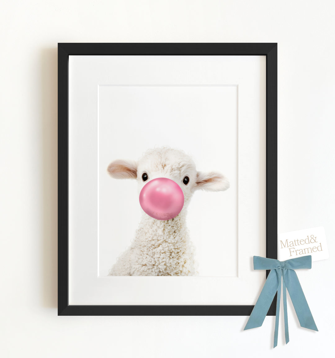 Baby Lamb Framed Art