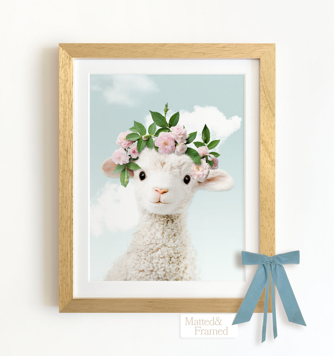 Baby Lamb Framed Art