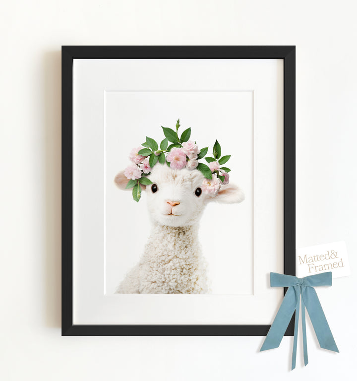 Baby Lamb Framed Art