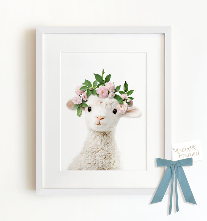 Baby Lamb Framed Art