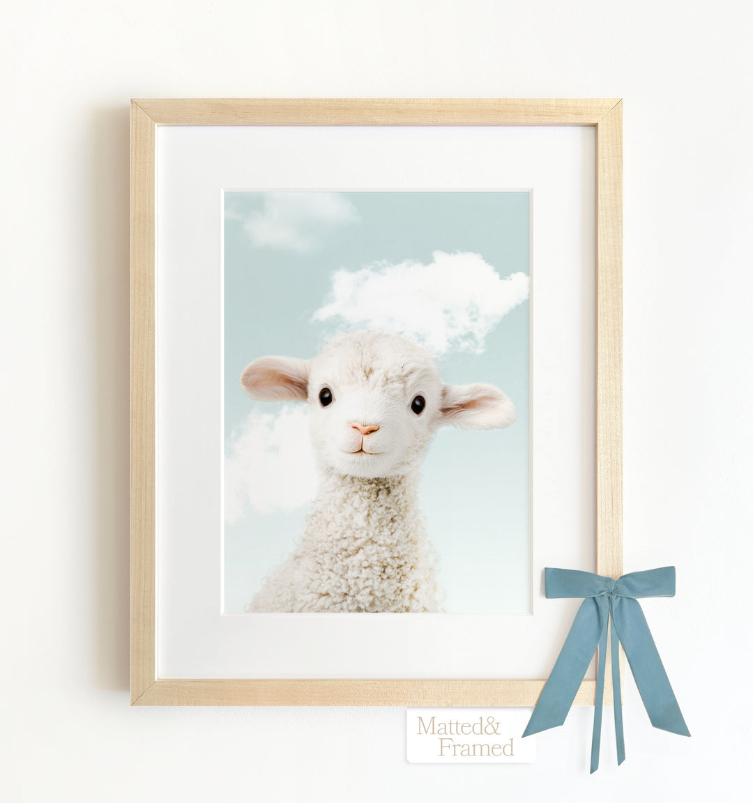 Baby Lamb Framed Art