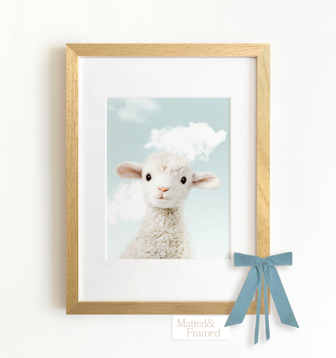 Baby Lamb Framed Art