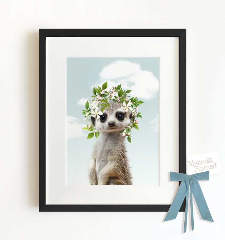 Baby Meerkat Framed Art