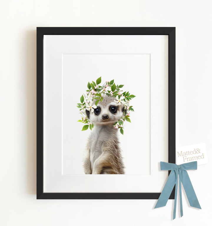 Baby Meerkat Framed Art