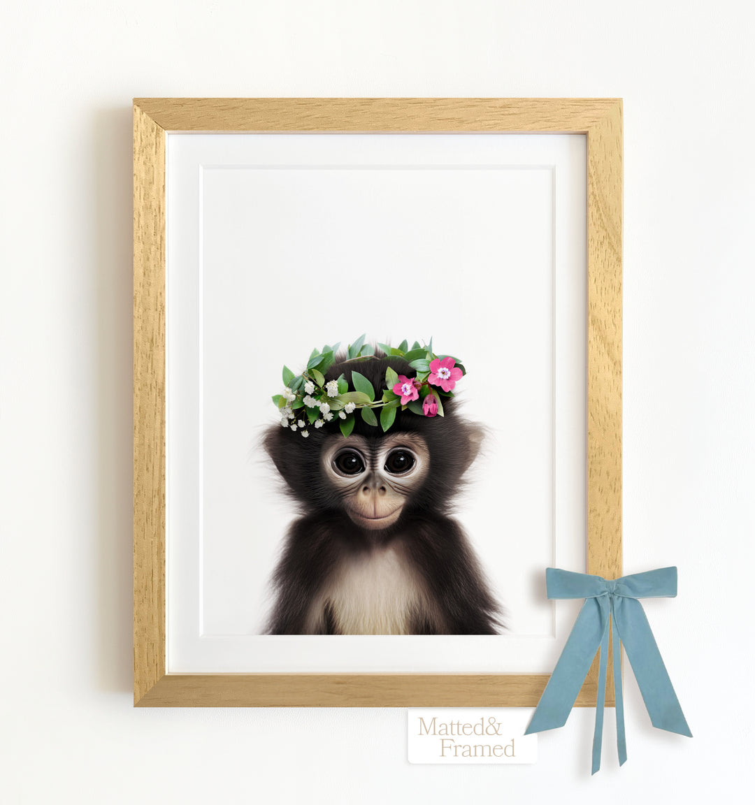 Baby Monkey Framed Art