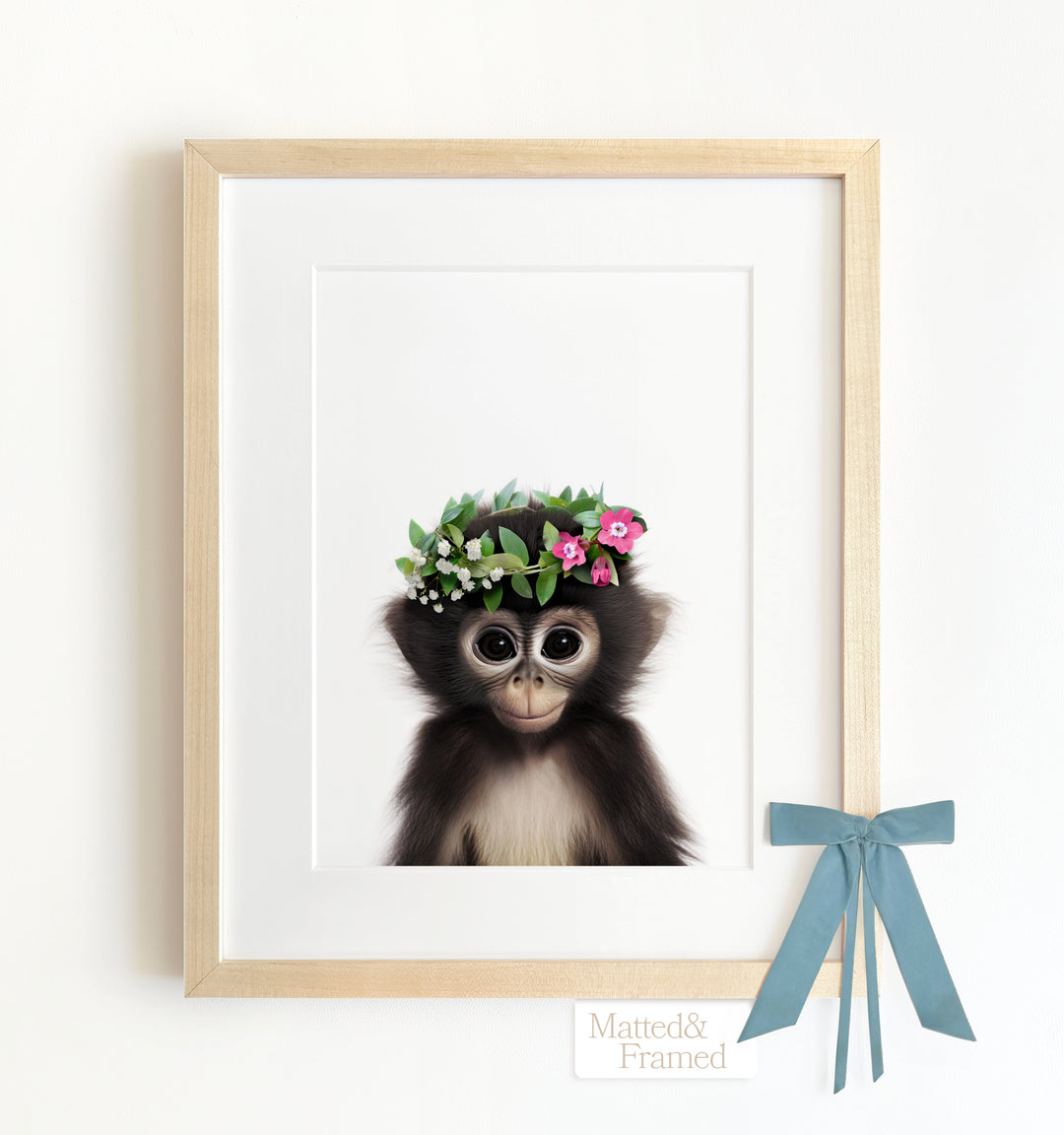 Baby Monkey Framed Art