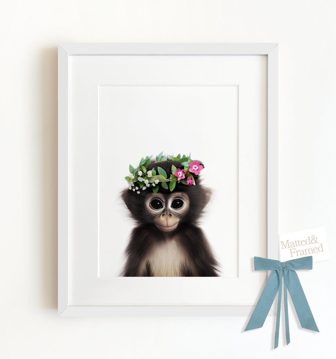 Baby Monkey Framed Art